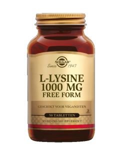 L-Lysine 1000 mg, 50 tablets